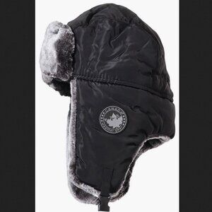 NEW Canada Weather Gear Faux Fur Lined Trapper Hat - Black